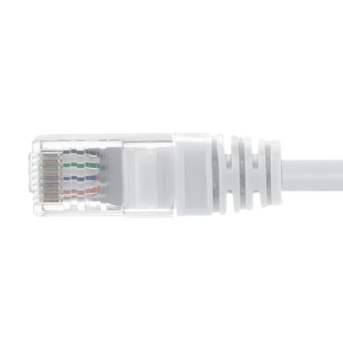Cable patch NavePoint CAT5e UTP 1 pie 10 unidades blanco miniatura 3
