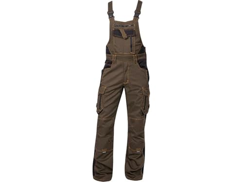 KG Peto ARDON H9111 marrón de trabajo para hombre, pantalones de seguridad, pantalones de trabajo, pantalones combinados (54), marrón, 54