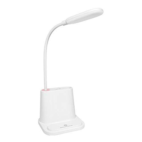 AMMIKI Portable Desk Lamp with USB Port Touch Dimming Adjustment Reading Lamp Built in Battery Warm/Cold Lighting Table Lamp with Fan Desk Lights for Home Office (Color : White) AMMIKI Portable Desk Lamp with USB Port Touch Dimming Adjustment Reading Lamp Built in Battery Warm/Cold Lighting Table Lamp with Fan Desk Lights for Home Office (Color : White)