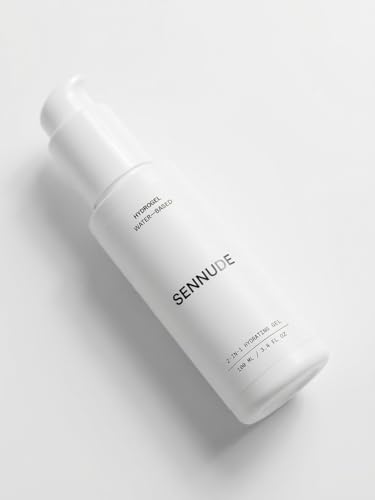 SENNUDE Lubricante Íntimo Base Agua Hydrogel 2 en 1 – Hidratante pH Neutro, Reduce Fricción, Textura Suave No Pegajosa – Sin Olor ni Sabor – Gel Lubricante Duradero – 100 ml
