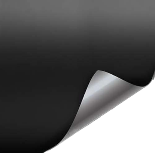Image of VViViD Matte Black Vinyl Wrap Adhesive Film Air Release Decal Sheet (15ft x 5ft)
