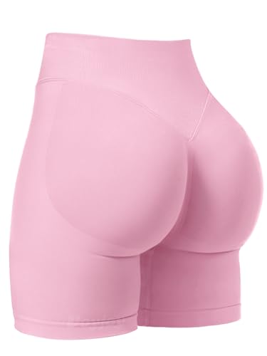 Image of VOYJOY Women Workout Impact Shorts 2.5 inch / 3.6 inch / 4.5 inch / 6 inch Scrunch Butt Booty | Tummy Control, High Waisted, Bike Short, Gentle Compression, for Women