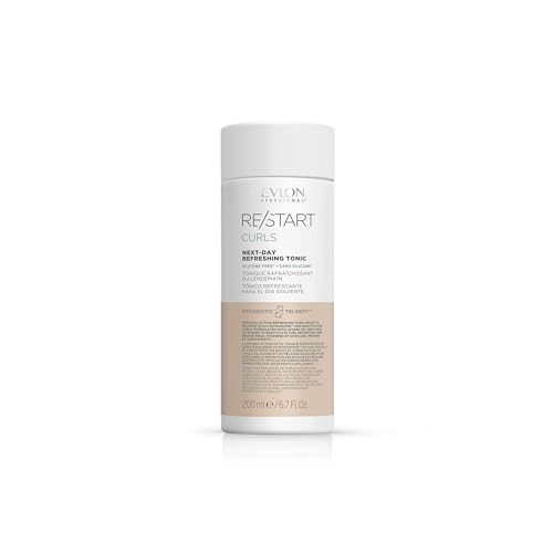 Revlon Professional RE/START Curls Next Day Refreshing Tonic, Revitalizador de Rizos para Cabello Rizado y Ondulado, Hidrata, Redefine y Controla el Frizz de los Rizos, 200 ml
