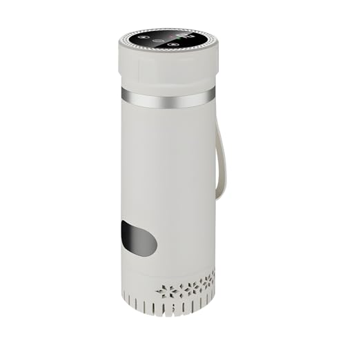 Kelisdi Taza de refrigeración portátil con batería recargable incorporada para bebidas, aperitivos, viajes, coche, uso al aire libre, taza de refrigerador portátil para bebidas