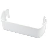 Smart Choice 240323001 Bottom Shelf Refrigerator Door Bin - White, Impact Resistant Freezer Replacement Compatible with Frigidaire 240323007, Fits Select Frigidaire & Kenmore Models