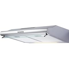 PKM Unterbauhaube UBH 3001 X | Dunstabzugshaube | 60 cm Breite | Edelstahl mit Glaswrasenschirm | Abluft | Umluft