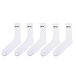 Slazenger Mens 5 Pack Crew Socks Elasticated Ankle Opening Mens 7-11 White