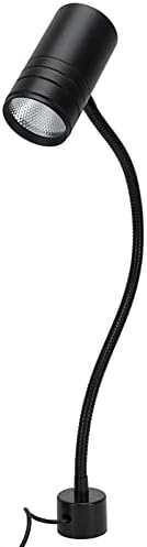 Allsor LED Work Light, 12W Magnetic LED Light Flexible Work Light Gooseneck Work Light with LED Lamp Magnetic Base for Machine Tools Lathe Milling Drill(#1)