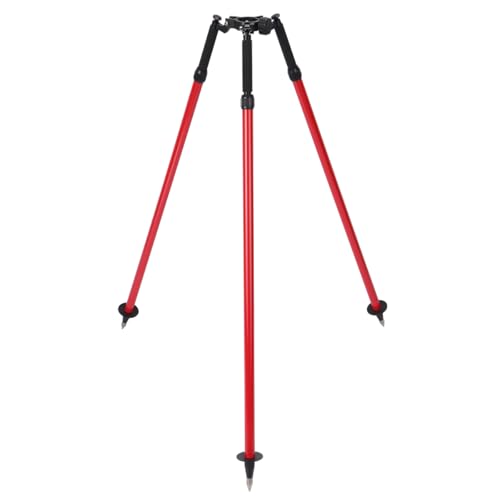 Tripod Bipod Surveying Thumb Release, Aluminum Tripod Bipod for Prism Poles Surveying or GPS Poles of Total Station GPS GNSS (CLS33A)