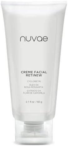 Creme Facial Anti-idade Nuvae Retinew Com Cycloretin, Óleo de Ros...