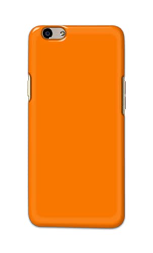 Image of Plain Orange Hard Back Case Cover for Oppo F1s / Oppo A59, Oppo A1601 Back Cover -(J5) VNS2229