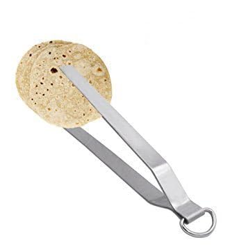 LMR3 Stainless Steel Tong, Roti - Chapati Chimta (Dimension Length 27 cm Width 6 cm Height 3 cm) Pack of 1 3