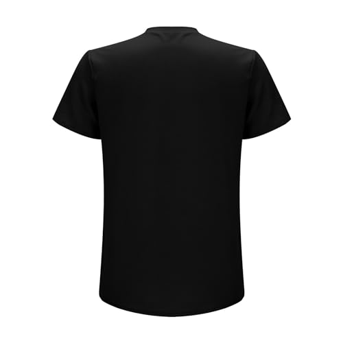 Tee shirt homme col V manche courte en polyester décontracté - 5