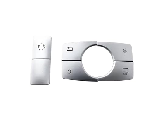 Autocollants boutons multimédia Mercedes Classe E200 E260 console centrale