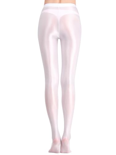 Women's Shiny Oil Pantyhose Stockings Tights Socks Ultra Shimmery Shaping Dance Plus Size Footed 1D 70D 60D 100D3