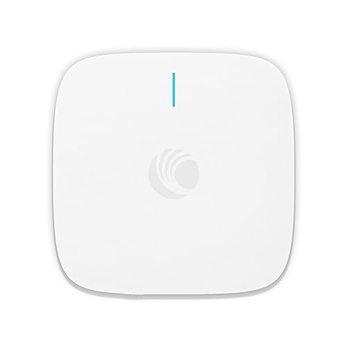 Cambium Networks XV2-21X Indoor Dual-Radio Wi-Fi 6 Access Point - 802.11ax 2x2 2.4GHz & 5GHz, Omnidirectional Antenna, 1 GbE Ethernet, Cloud MGMT, Small Offices, Retail, Hotel (US)