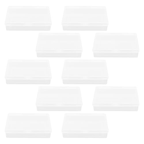 Porte portable et résistant polypropylène pour boîte à cartes vide 18 pièces