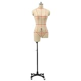 Schneiderpuppe Schaufensterpuppenkörper Mit Linie, Dunkle/helle Schneiderpuppe Zum Nähen Einstellbare Weibliche Schnullergröße Für Schneiderinnen-Schüler, Pinnbarer Männchenkörper-Torso