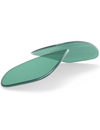 Image of BLAZERBUCK Anti-salt Replacement Lenses for Oakley Fives Squared(4+1) OO9238 - HD Green