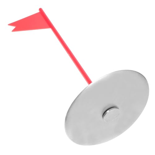 KICHOUSE Golf Green Cup and Flagstick Set Training Putting Cup for Yard Golf Gadget for Home and Professional Use