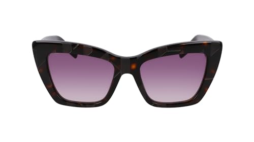 Lunettes de soleil femme Karl Lagerfeld KL6158S écaille foncée verres dégradés gris