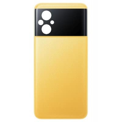 Back Panel compitable for Xiaomi Poco M5 - Yellow-image-15