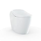 TOTO WASHLET G5A 1.2 or 1.0 GPF Smart Toilet with Integrated Bidet Seat and CeFiONtect, Cotton White - MS7631CEMFG#01