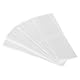 PATIKIL 125x28mm PVC Perforierte Schrumpfbänder, 250 Stück Schrumpffolie für Flaschen, Gläser, Dosen und Dosen passend für Kappe mit Durchmesser 2,72 bis 2,99, Transparent