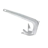 ISURE MARINE Hot-Dipped Galvanized Steel 11 lb Bruce Style Claw Boat Anchor Roller