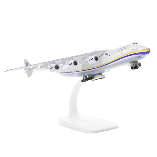 1:400 Scale Diecast Metal Antonov AN-225 Mriya Aircraft Model | Highly Detailed Collectible with Display Stand | Premium Aviation Gift for Enthusiasts and Model Plane Collectors