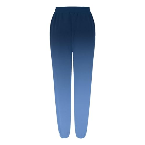 Kids Girls Elastic Waist Sweatpants Casual Wide Leg Gradient Color Athletic Pants 𝗗rawstring Comfy Jogger Pants3