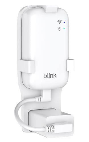 Outlet Wall Mount for Blink Sync Module Core, Sync Module Core Mount Bracket Holder for Blink Outdoor/Indoor Security Camera, No Messy No Drilling Wires Home Security Camera Mount with Short Cable