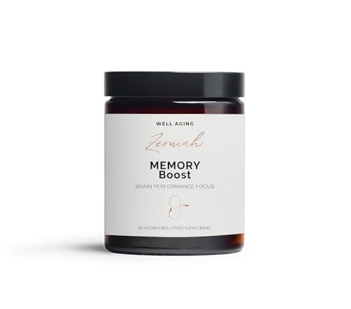 Nootrópico Natural con Melena de León + Vitamina B5 y Extractos Naturales para Rendimiento y Claridad Mental - Concentración y Memoria para Mente Activa - Lions Mane Capsules - 60 Cápsulas | ZERUIAH