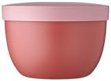 Mepal  Snackpot Ellipse  Food Container for Storing and Transporting Snacks - Suitable for Freezer, Microwave & Dishwasher - 350 ml  Vivid Mauve.
