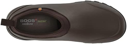 Bogs Mens Sauvie Slip On Shoe, Brown, Size 9 | Image 4