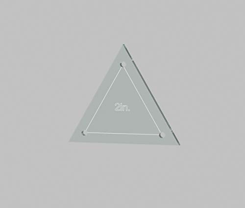 Triangle Quilting Template Set, 4", 3", 2", 1" With 1/4" Seam Allowance #TOP3