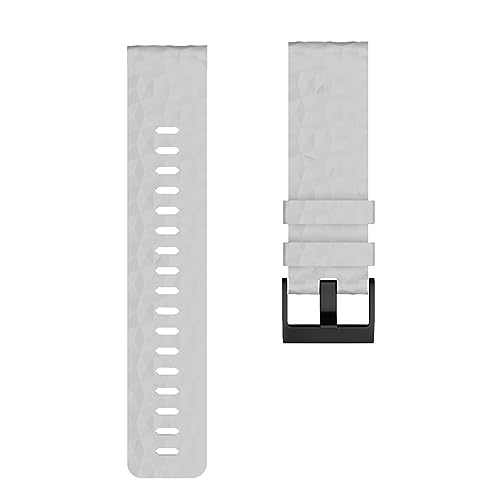 Bracelet silicone 24mm de remplacement pour montre SUUNTO 9 Baro cassée