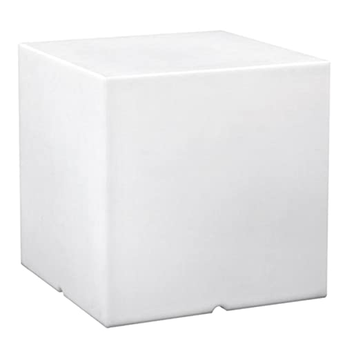 Cube lumineux tabouret filaire pour extérieur LED blanc CARRY 40cm culot E27
