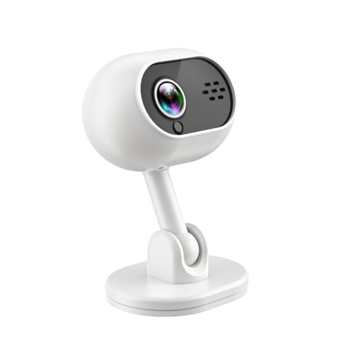 Sxmrmnx 1 juego de mini cámara IP WiFi inteligente A4 1080P, cámara de vigilancia CCTV para el hogar, con seguimiento automático en la aplicación IWFCam