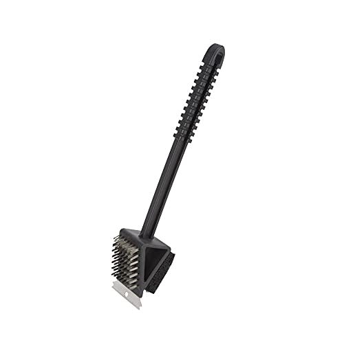 Omaha Bbq-37126 Two-Way Grill Brush & Scrubber, 14 Inch (Pack of 6)