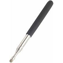 Retractable Pointer Stick for Teachers - Telescopic Stylus for Touchscreens, Classroom Reading & Presentations, Extendable Teaching Tool, Essential School Supplies- Extends 39.4 Black