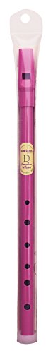 Waltons Pink Whistle Tube - Fun & Colorful Tin Whistle - Key of D - Irish & International Instrument - Perfect for Beginners