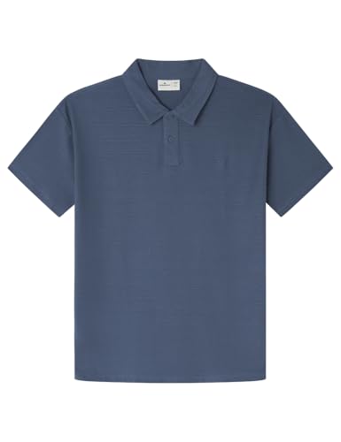 SPRINGFIELD Reconsider Estructure Polo, Azul Acero, M para Hombre