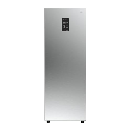 VOK Frigorífico de Una Puerta de Kimchi 121L | Frigorífico Compacto Inox | Rango –20 °C a +12 °C, Precisión 0,1 °C, No-Frost, 4 Funciones, Clase Energética E