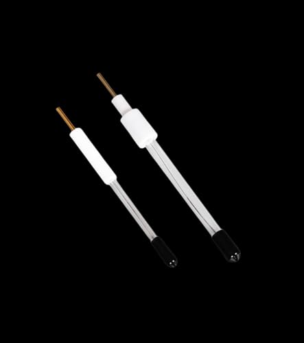 CAULYS Silver Chloride Silver Reference Electrode, Ag/Agcl Reference Electrode, 1 Pcs Silver Silver Chloride Electrode (Diameter 4mmX50mm Length)