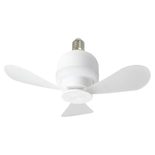 Ventilador de techo con luz de 28 cm silencioso para salón y cocina 85-265V