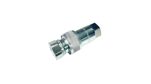 Image of 1 set of Hydraulic Quick Connect for Tractor, Size 1 /2 inch Thread 1 /2 inch NPT Ag ISO 5675 /ISO 7241-1 A Poppet Pioneer Style with Black Dust Cap included, .Dynamics. Brand