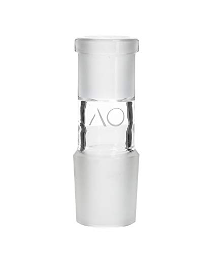 AO Hookah Shisha-Rauchrohradapter aus Glas Schliffadapter mit 29/2 auf 18/8 Schliff | Genieße den Flow deines Rauchs… – Bild 3