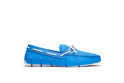 Image of SWIMS Braided Lace Loafer for Men, Breathable Slip On Water Friendly Driving Shoe, Lightweight Mesh Upper, Drainage Sole
