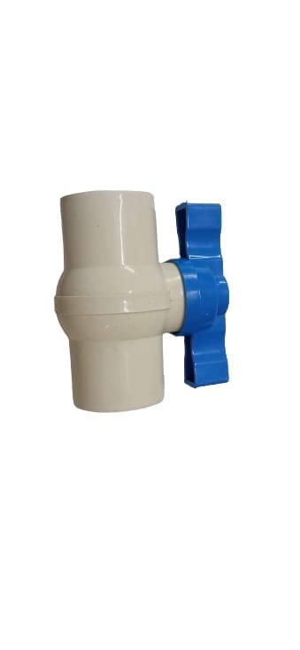 B.K.Jagan & Co P.P. Solid Ball Valve-PVC Valve (100MM / 110 X 4 INCH)